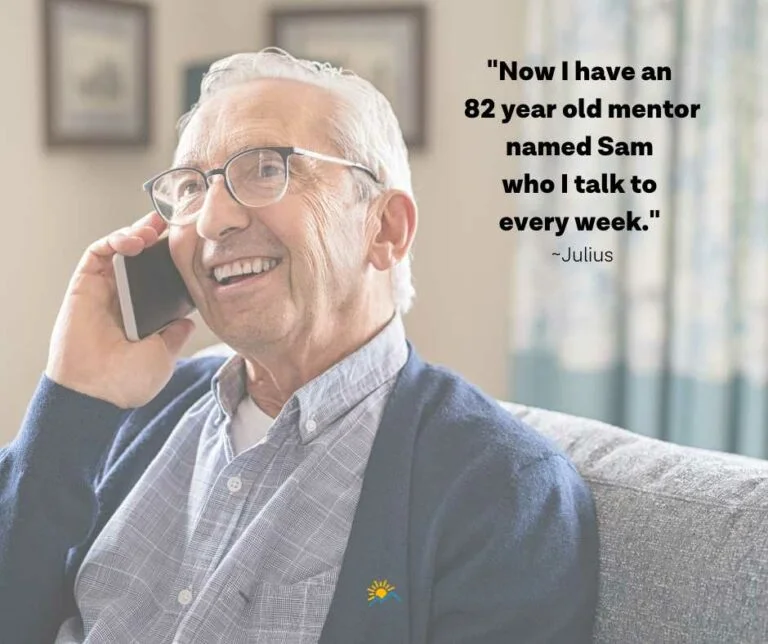 elderly man talking on phone freedom from porn